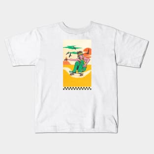 Evening skateboard Kids T-Shirt